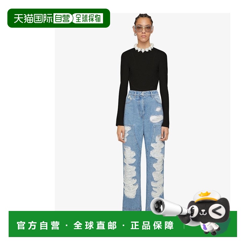 香港直邮Givenchy 图案剪裁T恤 BW610330WK纪梵希