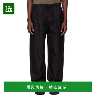 1h可退 香港直邮South2 West8 男士 黑色 Belted C.S. 长裤 QV557