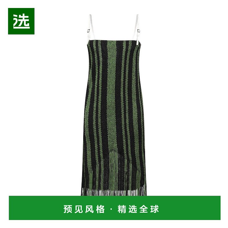1h可退 香港直邮J.W. Anderson 女士 中长连衣裙 green绿色 舒适