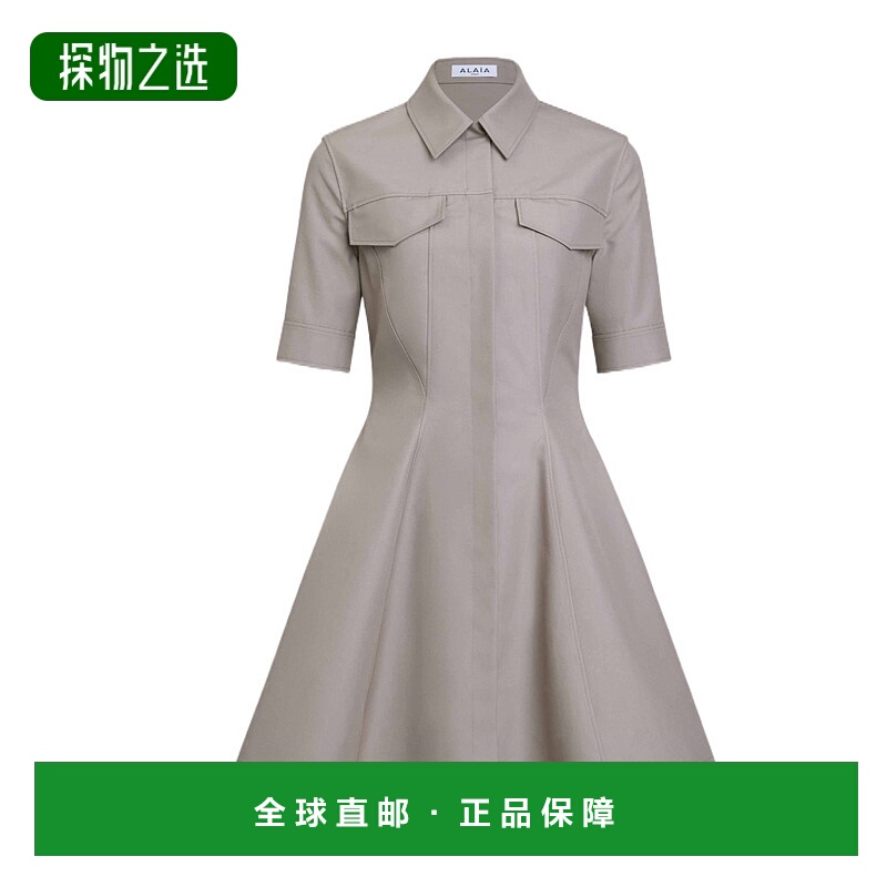 香港直邮Alaia 短袖连衣裙 AA9R2721T447B