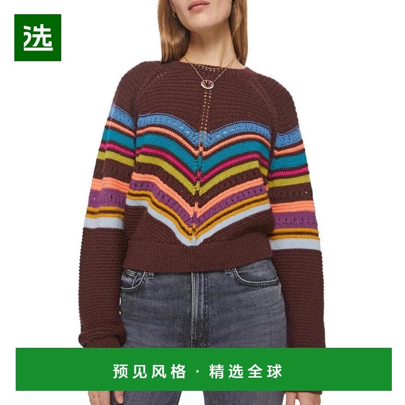 1h可退 【美国直邮】mother 女士 毛衣条纹羊毛高档流行穿搭时尚,女装/女士精品,毛衣,淘宝优惠券,粉丝福利购,淘宝优惠卷