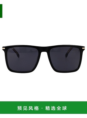 1h可退 香港直邮BOSS 波士 男士 黑色醋纤太阳眼镜 BOSS1750GS807