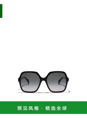 Gucci 黑色多边形太阳镜 GG1072S古驰眼镜
