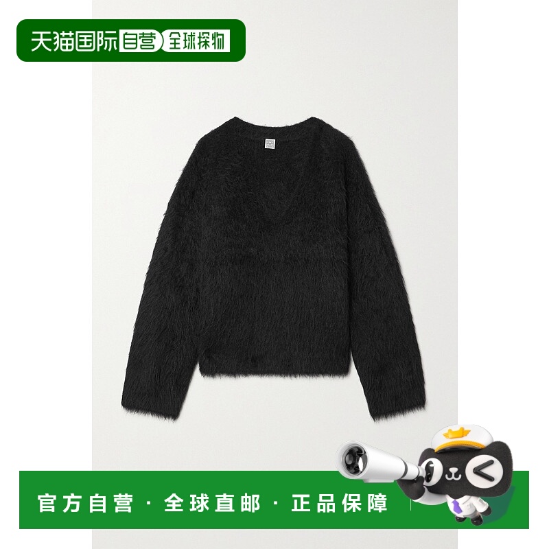 1h可退 香港直邮TOTÊME 女士 磨毛羊驼毛混纺毛衣 241WRT1032YA30