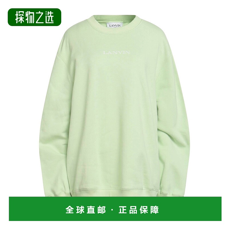香港直邮Lanvin 朗雯 女士 卫衣 green绿色 舒适时尚