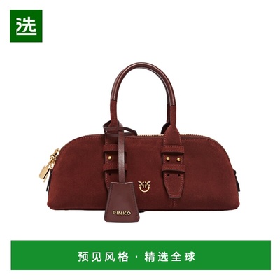 香港直邮PINKO 女士手提包 105334A2JHR49Q SS2026 棕色 拉链手提