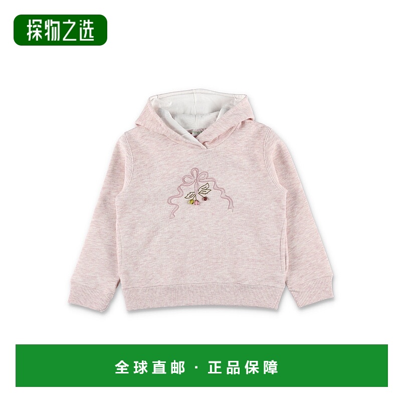 香港直邮golden goose 女童 Tita Girls’ Pearls 刺绣连帽衫童装