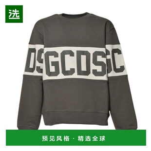 1h可退 香港直邮Gcds 男士 标志带圆领运动衫 B1XM1511JD1