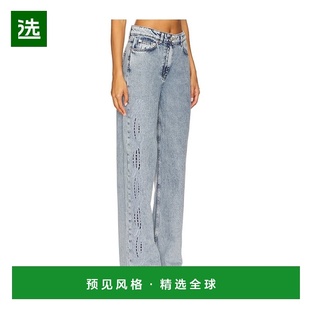 1h可退 香港直邮Iro 女士 Ryley 阔腿牛仔长裤 25WWP23RYLEY