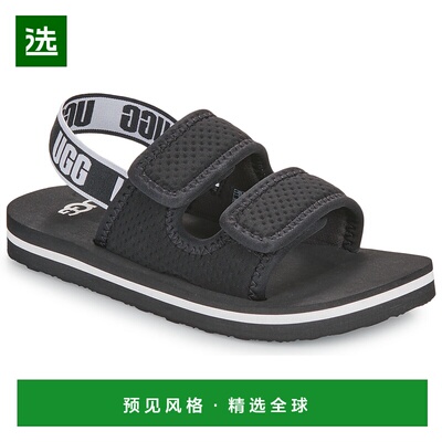 欧洲直邮UGG  KIDS' LENNON SLINGBACK 女童鞋凉鞋 1152817K-BLK
