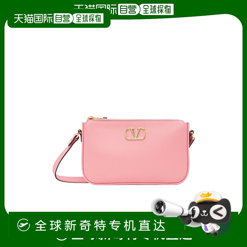 香港直邮Valentino 拉链徽标单肩包 WP0AA9MIM华伦天奴