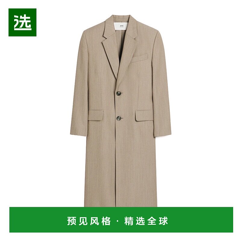 香港直邮Ami Paris 长袖大衣 HCO011WV0065.羊毛男装西装