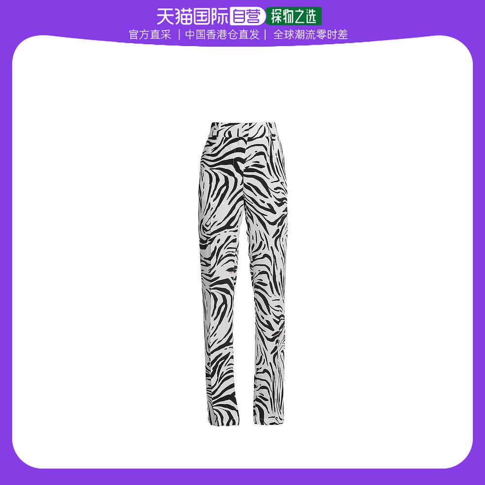 香港直邮msgm pantalone con motivo animalier 2641mdp27195159