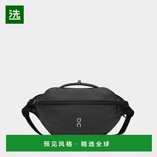 欧洲直邮On/昂跑 Venture Sling系列磁石黑/黑色再生聚酰胺9背包