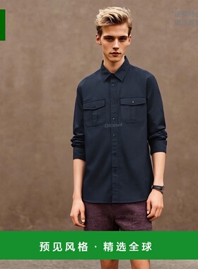 韩国直邮Theory欧文Mlt.汉森Tw长袖衬衫 2023年秋季 商务绅士 男