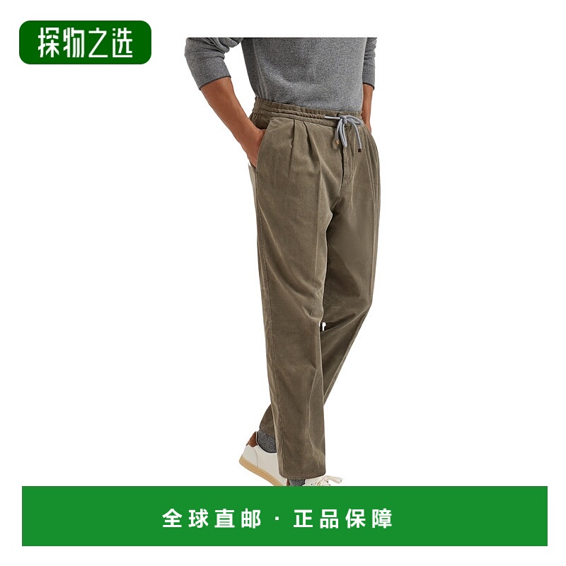 香港直邮Brunello Cucinelli 松紧腰休闲裤 M279UE1710