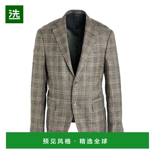 1h可退 香港直邮Corneliani 克莱利亚尼 男士 西装外套 green绿色