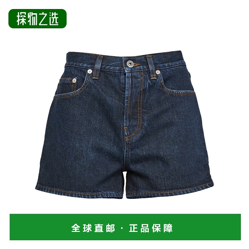 香港直邮Burberry 腰带环牛仔短裤 BUR8SMX7