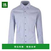 男士 浅蓝色 衬衫 香港直邮BARBA U63440680001 AW2024 Culto Micr