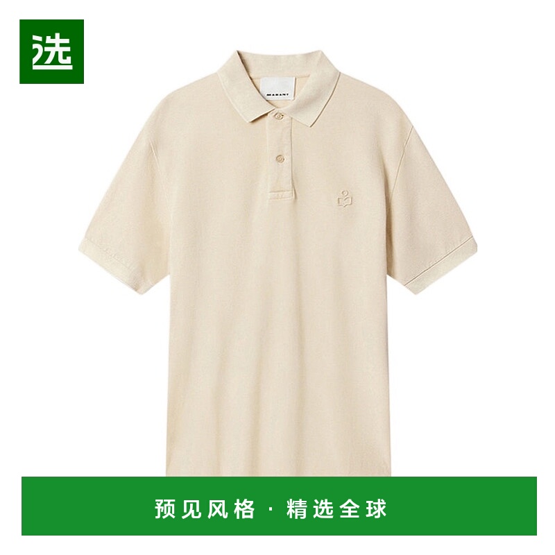 香港直邮Isabel Marant 短袖珠地布棉质 Polo 衫 PL0003HAD1K02H