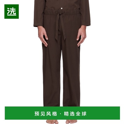 1h可退 香港直邮Tekla 男士 棕色睡裤 PPLPANTS137 brown棕色 舒