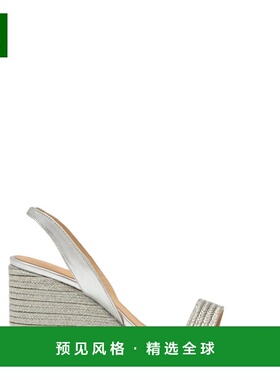 香港直邮CASTANER 女士凉鞋 023066PLATINO SS2025 银色 SANDAL 