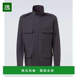 托德斯 男士 舒适时尚 香港直邮TOD grey灰色 夹克 1h可退 军装