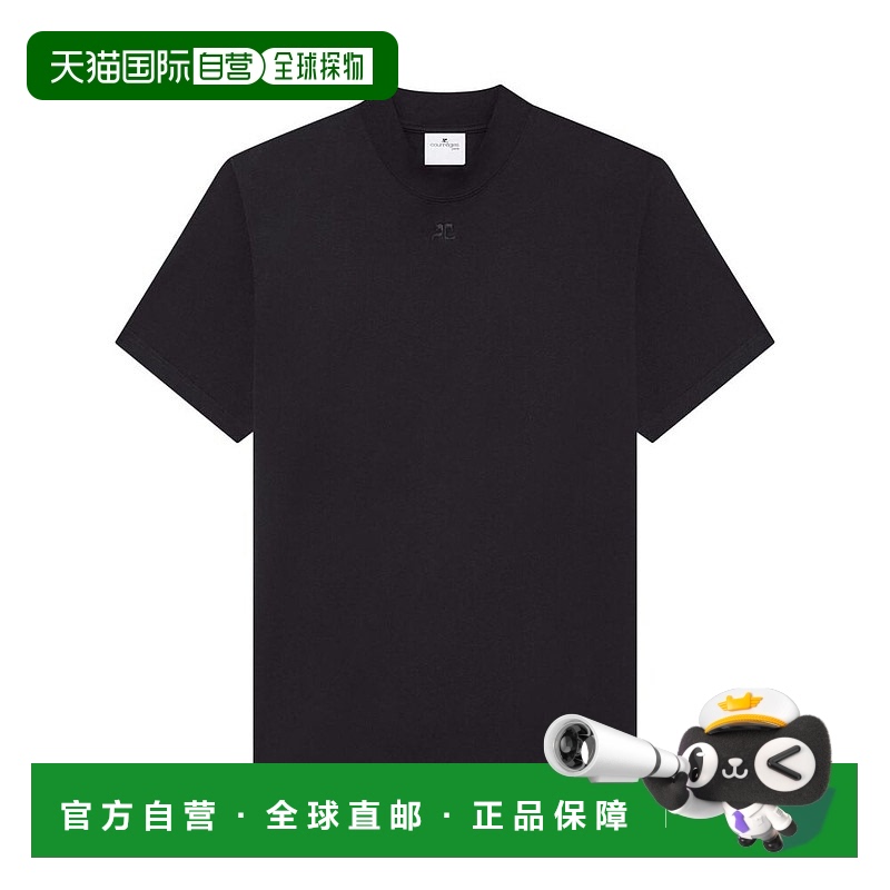 1h可退 欧洲直邮courreges 男士 上装T恤短袖