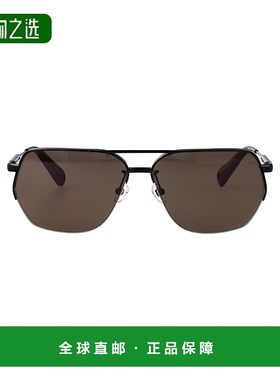 香港直邮Jacquemus 男士 BLACK/ BLACK/ 灰色不锈钢太阳眼镜 JAC6