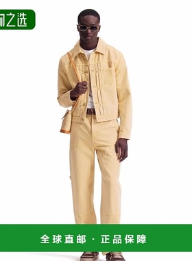 自营欧洲直邮LV路易威登 男士黑色金属方形太阳镜