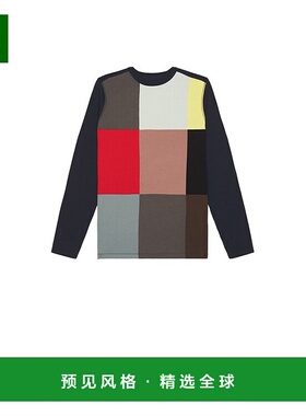 1h可退 香港直邮POP TRADING COMPANY 男士 拼接长袖T恤 POPSS250