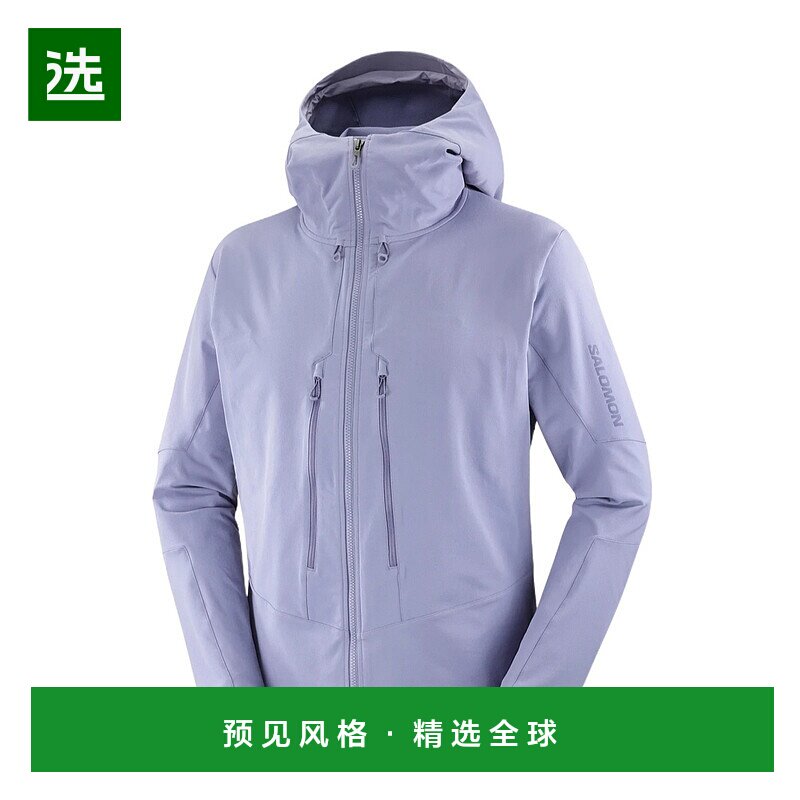 香港直邮Salomon S/Lab OUTPEAK SOFTSHELL防风夹克连帽衫 LC2481