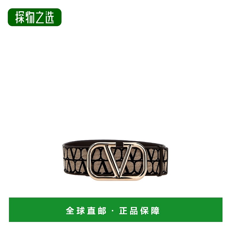 【99新未使用】香港直邮Valentino 徽标腰带 2W0T0SD9WMC华伦天奴