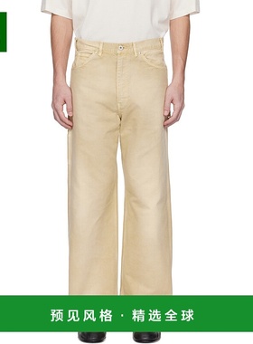 1h可退 香港直邮AURALEE 男士 米色长裤 A25SP02CD beige米色 舒