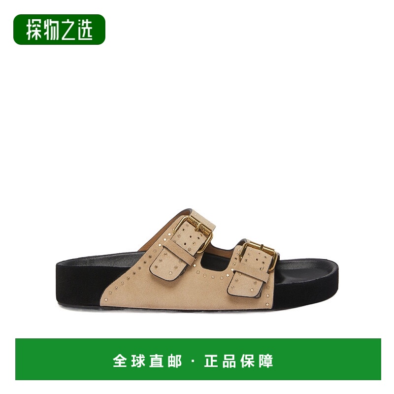 香港直邮Isabel Marant 圆头拖鞋 IMAF2R8D一脚蹬
