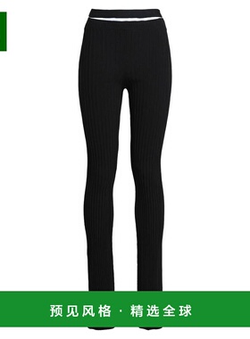 1h可退 香港直邮ANDREĀDAMO 女士 休闲长裤 black黑色 舒适时尚