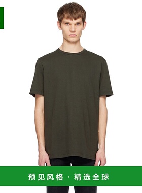 香港直邮The Row 男士 灰色 Luke T 恤 120K291 舒适时尚