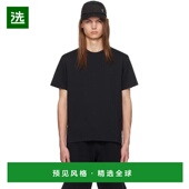 男装 Paris 美国直邮 1h可退 AMI Ami T恤 黑色 Coeur