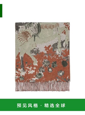 香港直邮Burberry Stallion Portrait 博柏利羊绒围巾 81187761