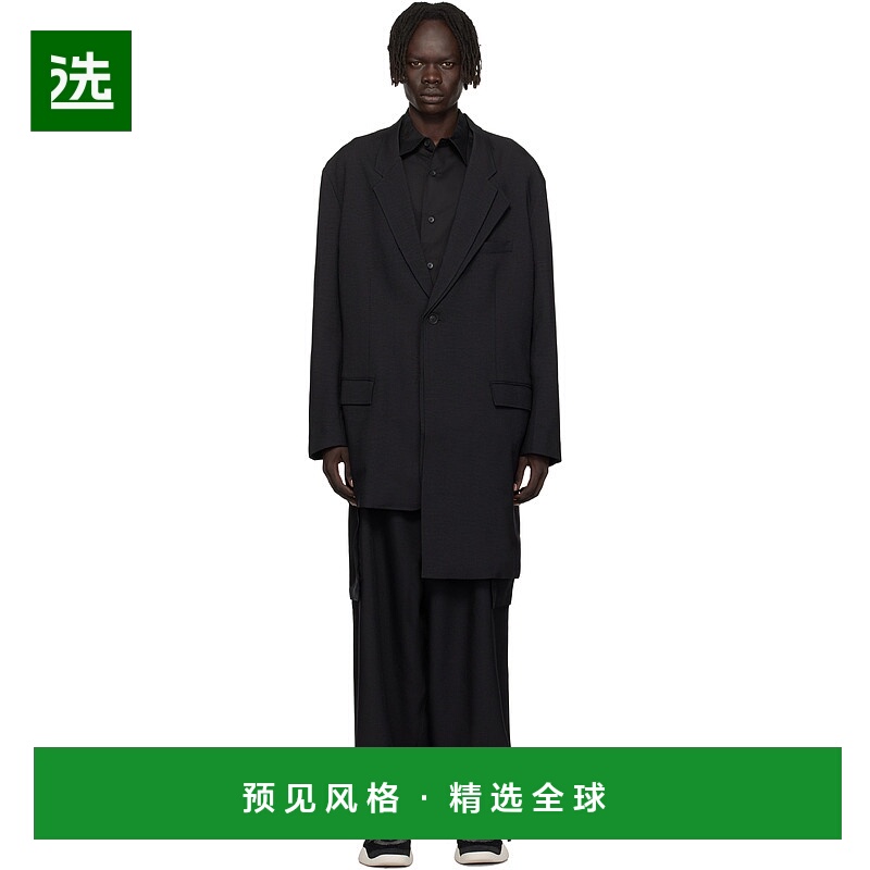 香港直邮Y-3 男士 黑色 Sport Uniform 西装外套 JX7290