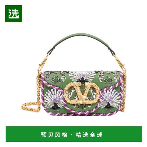 香港直邮Valentino LOC 小号缎面手提包单肩包 WB0K53RQI