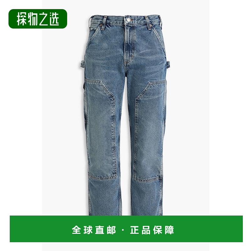 香港直邮AGOLDE 女士 高腰直筒牛仔裤 A91691535REPETITION直筒裤