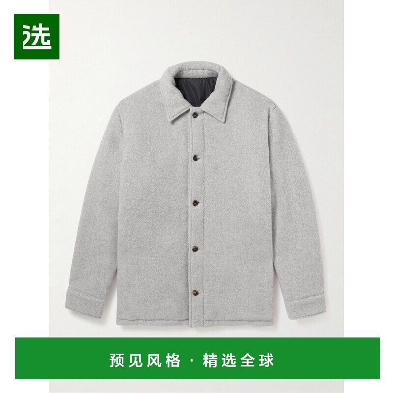 香港直邮Gabriela Hearst 男士 Argus Recycled-Cashmere 可反穿
