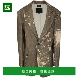 1h可退 香港直邮R13 女士 RAGGED 宽松款西装外套 R13WR020R271AS