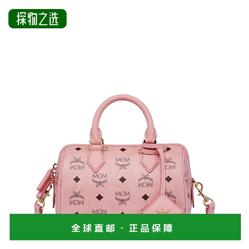 香港直邮MCM 女士 ELLA 波士顿包 MWBFAEA03 pink粉色 舒适时尚