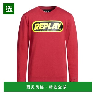 1h可退 【美国直邮】REPLAY 男装卫衣 10295990TG 纯棉抓绒运动衫