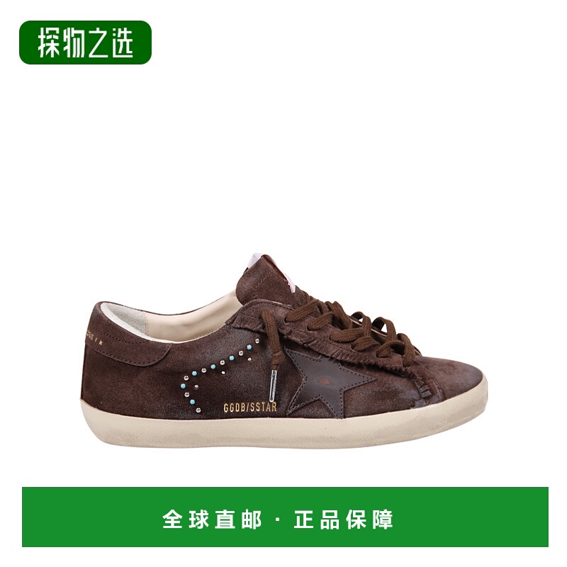 香港直邮Golden Goose Deluxe Brand 圆头低帮休闲鞋 GMF00929.F0