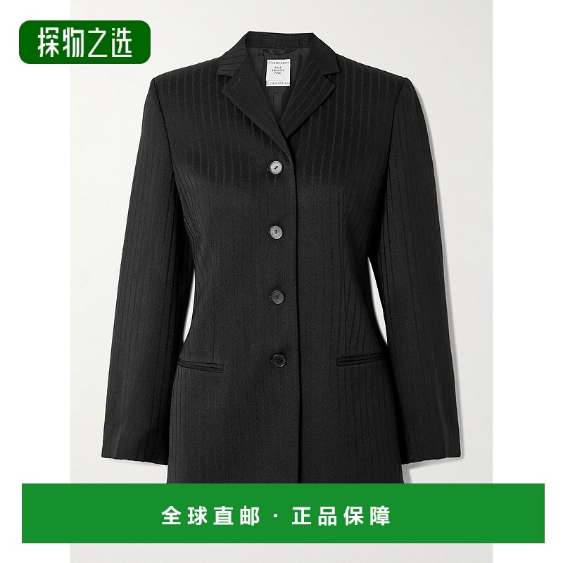 香港直邮calvin klein 女士 Adrian 羊毛西装外套 LV0VY00394UB1