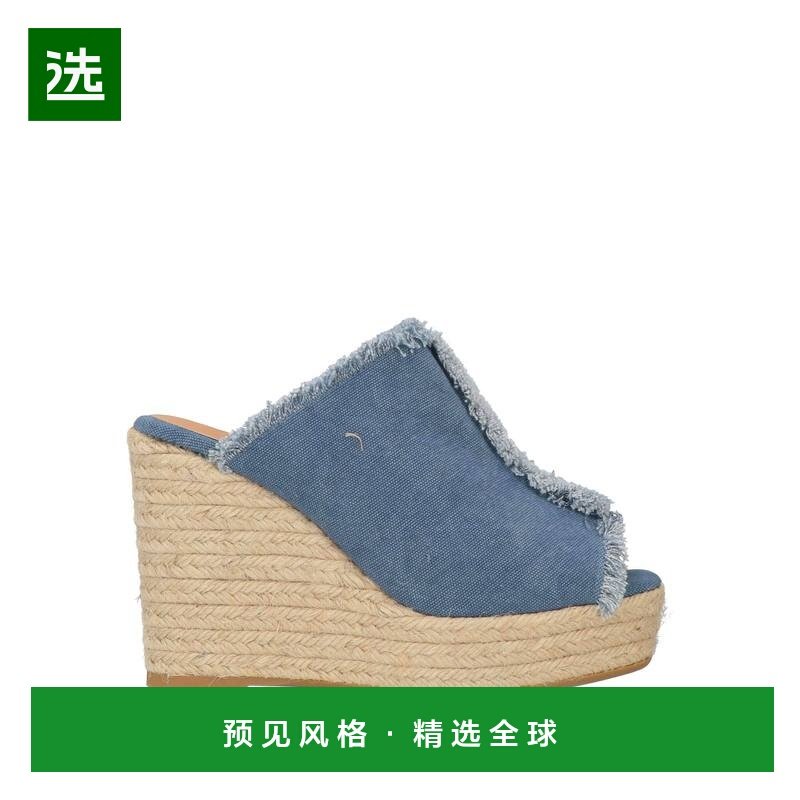 1h可退 香港直邮CastaÑer 女士 帆布面凉鞋 blue蓝色 舒适时尚,女鞋,休闲凉鞋,淘宝优惠券,粉丝福利购,淘宝优惠卷