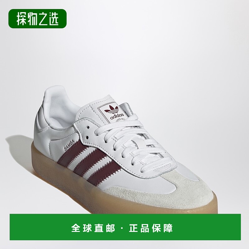 香港直邮Adidas 女士 Sambae Cloud White/Shadow Red/Off 白色运